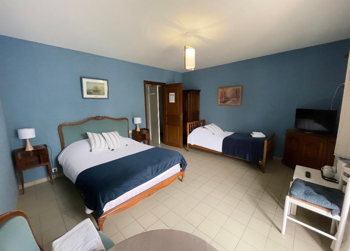 Hotel Du Chateau De Quinéville Dış mekan fotoğraf