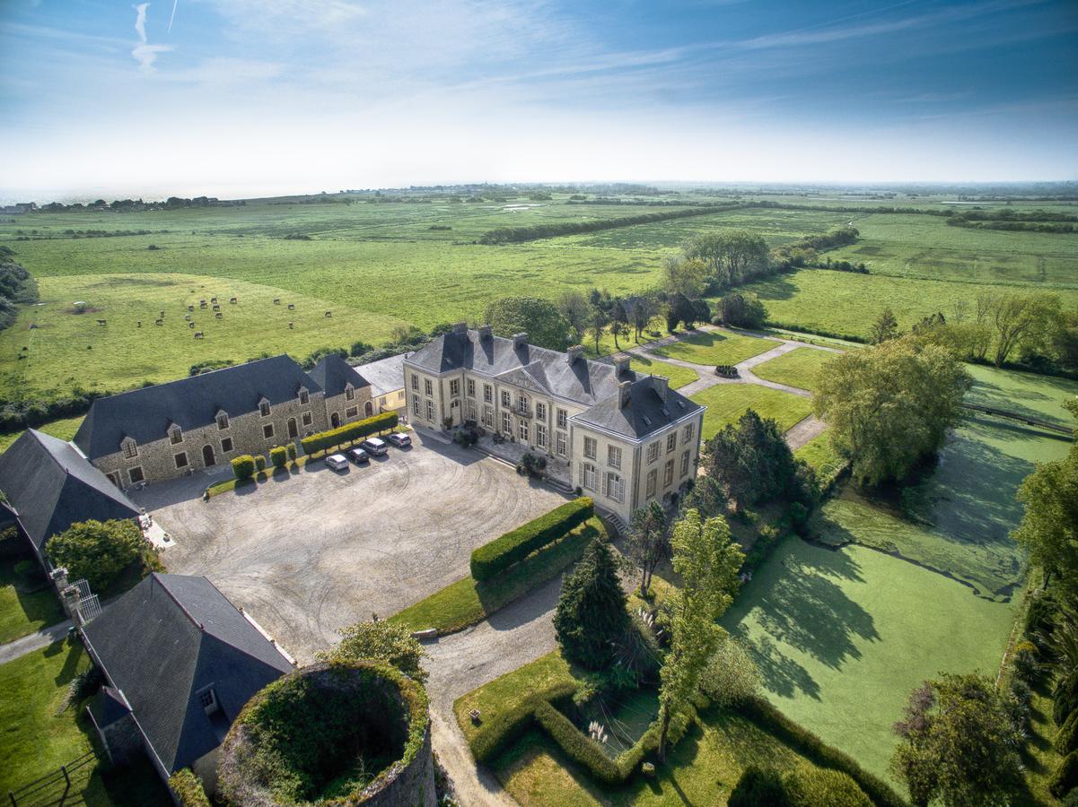 Hotel Du Chateau De Quinéville Dış mekan fotoğraf